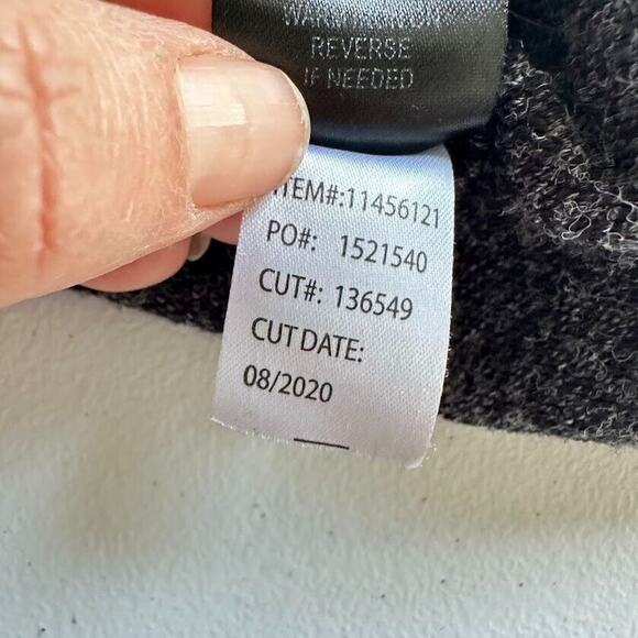 Torrid Dress Womens Size 0 Large Gray Shift V-Neck Short Sleeve Casual Knit - Picture 8 of 9